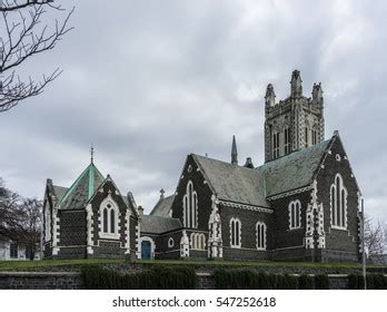 St. Mary's Church in Timaru met de kenmerkende architectuur