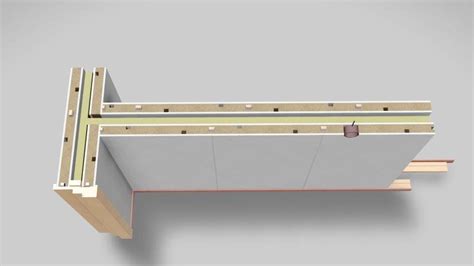 Diagram: KBL-goot en integratie van kabelkanalen in FAAY-wanden