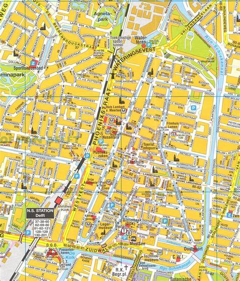 Kaart met Delft en omliggende regio voor badkamerrenovatie