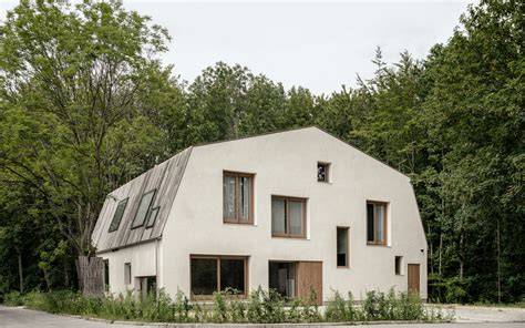 Kalkhennep gevelelement uit The Green Village