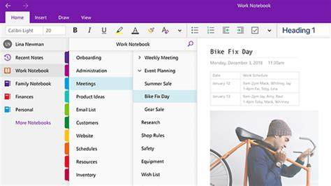 Infographic: Overzicht van delen in OneNote (notitieblok, pagina, sectie, machtigingen)