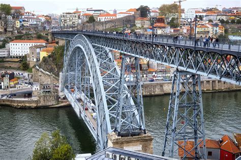 Infographic: Ponte Dom Luís I en de Douro-rivier
