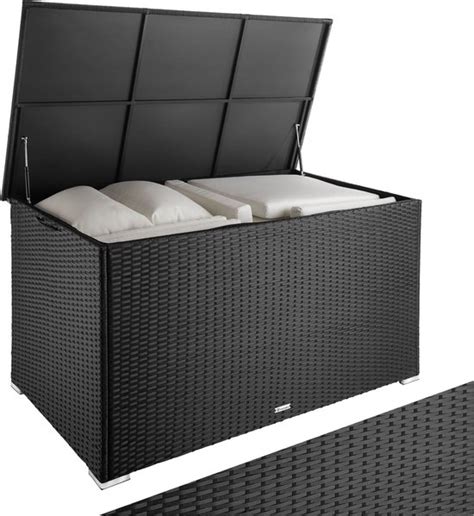 Vergelijking: wicker, kunststof en aluminium kussenboxen