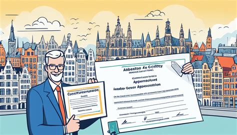 Illustratie van een gecertificeerd asbestinventarisatiebedrijf dat werkzaamheden uitvoert.