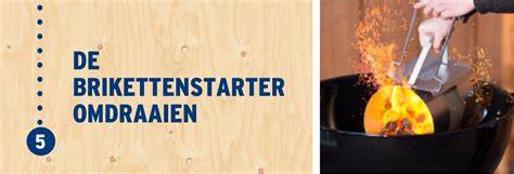 Diagram: Plaatsing van aanmaakblokjes, brikettenstarter en kolen