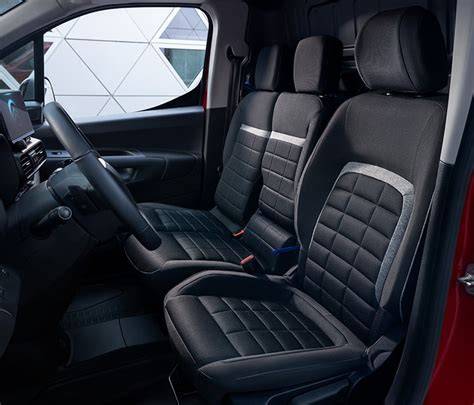 Diagram: zit- en installatielijnen voor een Citroën Berlingo