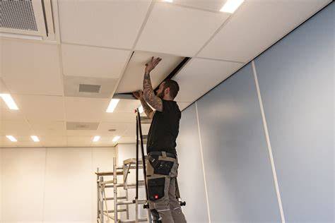 Infographic: stappenplan installatie T Bar plafond