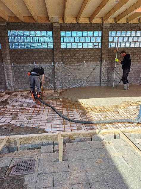 Processtappen betonvloer storten
