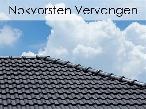 Illustratie van nokvorsten structuur en verbinding tussen dakvlakken