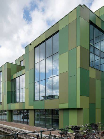 Trespa gevelbekleding grafiek: kleuren en structuren