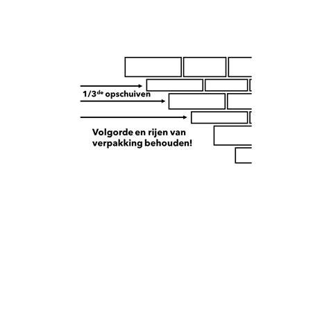 Infographic: voegbreedtes en legpatronen (1/3-verband, wildverband, module)