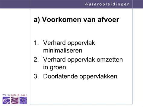 Infographic: Waterinfiltratie en verhard oppervlak