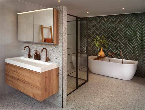 Trendbeelden: terrazzo, visgraat en houtlook tegels