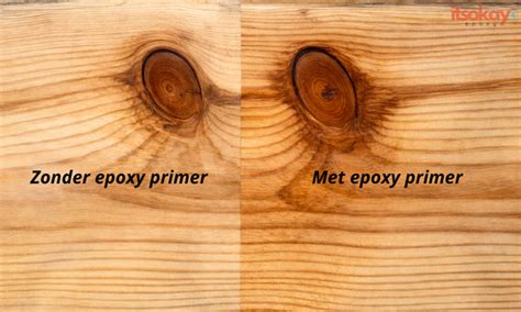 Infographic over epoxy primer op houten kozijnen: hechting, potlife en uitharding