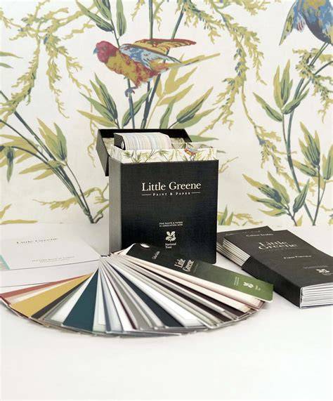 Little Greene kleurenwaaier en stalenboeken