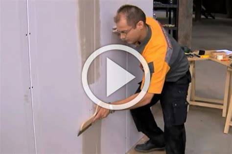 Afbeelding: Schematisch overzicht van het stappenplan voor afwerken gipsplaten met Knauf Propaint All-in-One en voegband