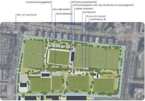 Schetsontwerp Sportpark Escamp 1 kaartlocatie