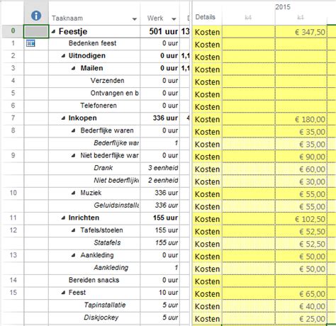 Kostenoverzicht gevelreiniging per methode (uitvoerig kaartje)