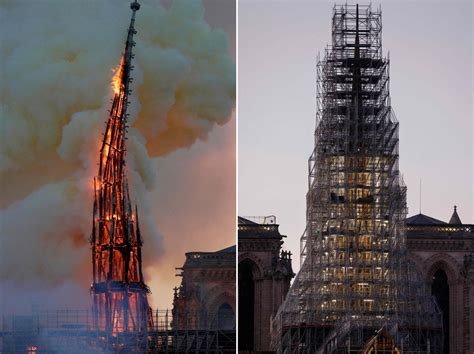 Infographic: reconstructieplan Notre-Dame na 2019 brand