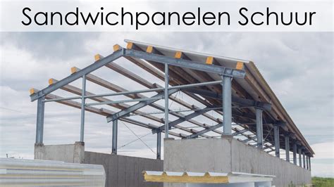 Processtappen voor montage van sandwichpanelen