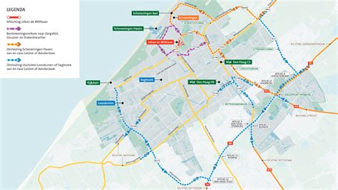 Kaart van Den Haag met aanduiding van verschillende vloerenspecialisten.