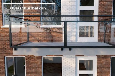 Gedetailleerde doorsnede van een lichtgewicht prefab balkonconstructie.