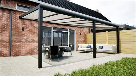 Infographic: Voor- en nadelen aluminium overkapping met polycarbonaat dak