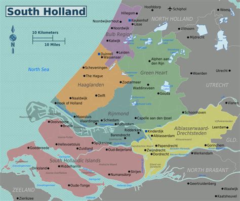 Map: Vestigings- en werkgebied van KozijnBase in Noord- en Zuid-Holland