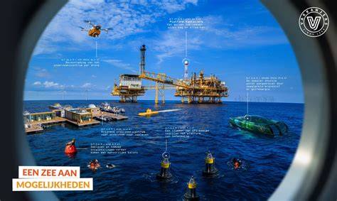 Visualisatie: uitlaatisolatie op een maritiem platform