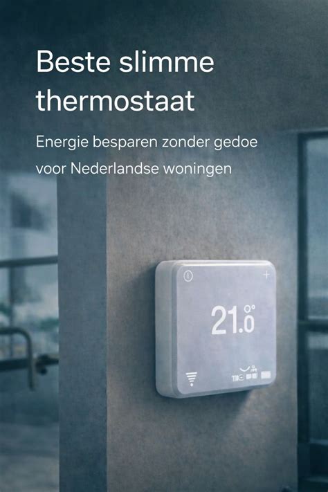Infographic: Vergelijking slimme thermostaten voor vloerverwarming