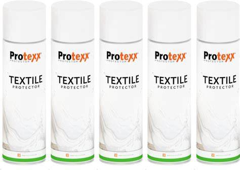 Infographic: Werking Protexx Textile Protector en stappenplan