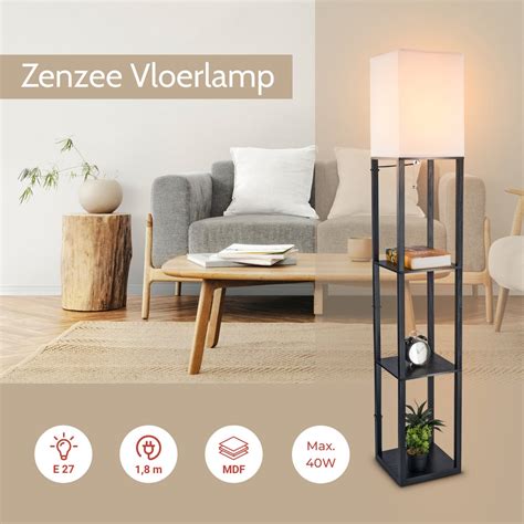 Infographic: Betonlook staande lampen - stijlen, materialen en toepassingen