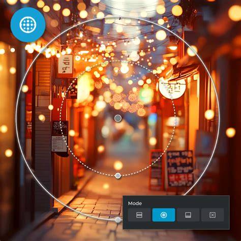 Bokeh-effect voorbeeld