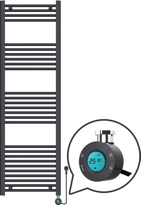Elektrische verticale radiator met thermostaat