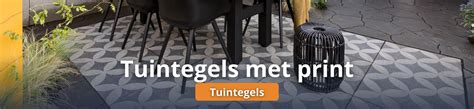 Voorbeelden van MBI tuintegels met verschillende Protection Plus factoren.