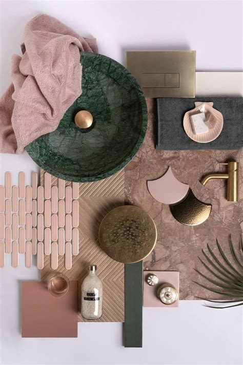Moodboard: materialen en kleuren voor een lichte badkamer