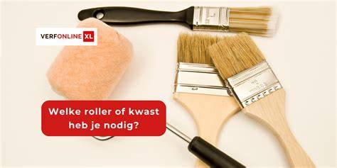 Vergelijking: roller vs. kwast voor betonlook verf