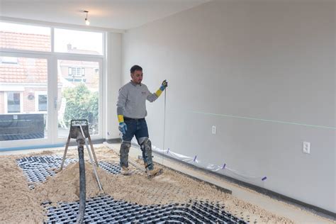 Stappenplan cementdekvloer aanbrengen