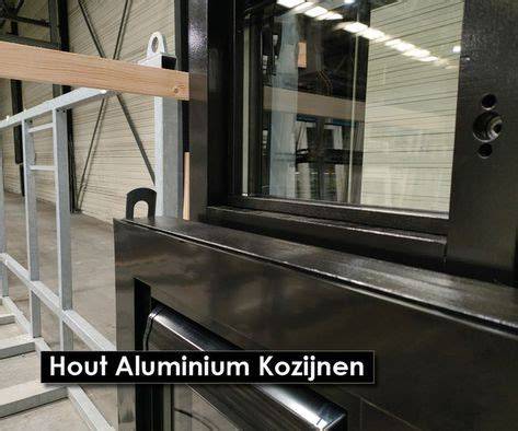 Diagram: CNC-gebaseerde productie van houten binnenzijde / aluminium buitenzijde