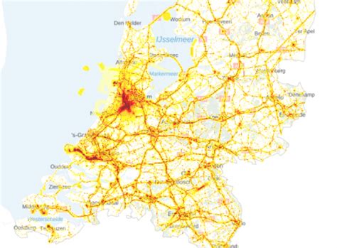 kaart of infographic: Omgevingsgeluid en geluidregister