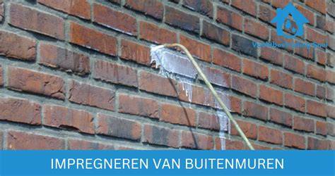Diagram: Voordelen van impregneren voor buitenmuren