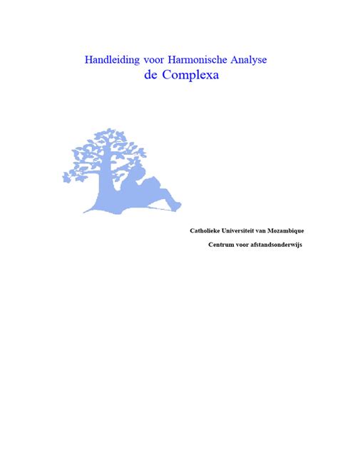 Figuur van getijcomponenten en harmonische analyse