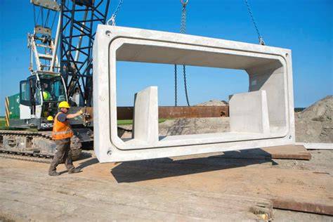 Infographic: Voorbeelden van prefab betonnen duikers met verschillende afmetingen en wanddiktes