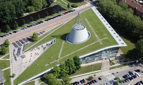 Grasdak TU Delft bibliotheek - ontwerp Mecanoo