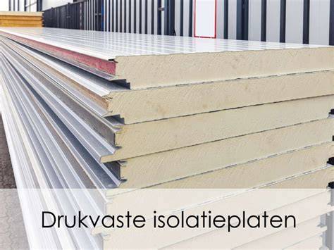 Infographic overzicht van de soorten drukvaste isolatieplaten en hun kenmerken