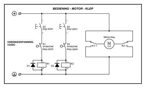 Schema van FUHR-systeemuitvoer: motor, bediening en beveiliging