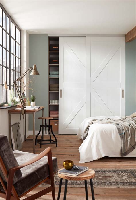 Voorbeeld van een CanDo Barn Door met landelijke uitstraling
