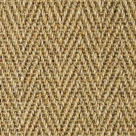 Sisal visgraat patroon - voorbeeldinzet in een interieur