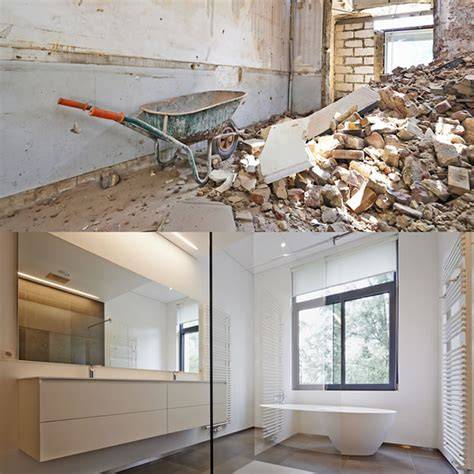 Foto: Voor/Na badkamerrenovatie als getuigenis