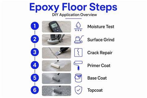 Infographic: epoxy voegprocedure stap-voor-stap